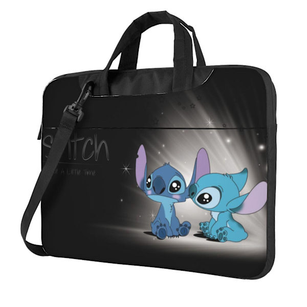 Stitch Laptop Taske Laptop Etui Computer Notesbog Kuffer Messenger Taske Med Justerbar Skulderrem 14 Tommerdheudhiu1350