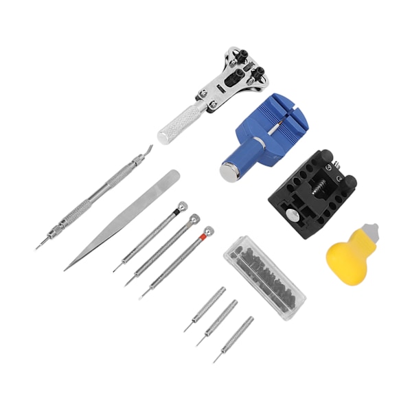 13-deligt Professionellt Urmakarkit - Armband, Batteri, Packning, Öppnare, Batteribytesverktyg [C]
