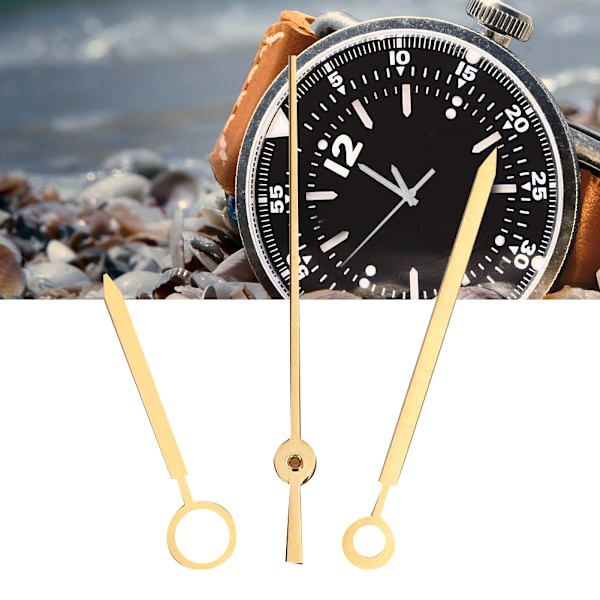 T95 Herrklocka Timme Minut Sekund Visare Klockvisare Passar för ETA2824 Rörelse Guld[C]