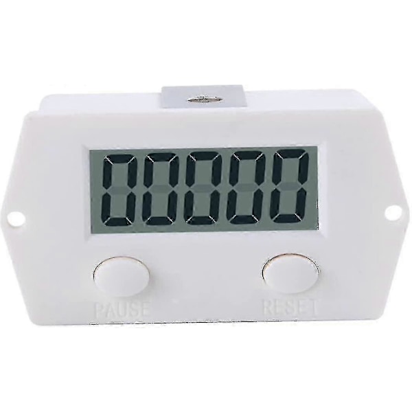 Digital Räknare Elektronisk Klickräknare Högt Radnummer Xj-5j Klickräknare Industriell Switchwhite1pcs) (HYYC)