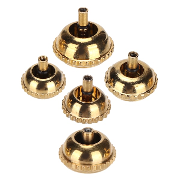 5 st. Bärbar Urkronor Guld Stål Armbandsur Reparationstillbehör för Urmakare[C]