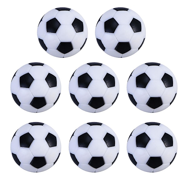 8 stk. Skumfodbold Fodbold Tilbehør Fodbolde Bordfodbold Bordfodbold Borddele Bordfodbold Fodbolde
