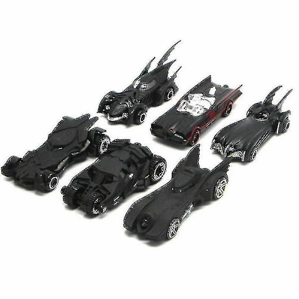 Set med 6 Batmobile Leksaksfordon i Metall