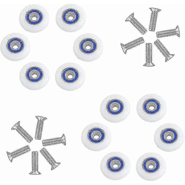 Duschdörrsrullar Duschdörrsrullar Duschdörrsrullar Hjul Ersättningsrullar Duschdörrsrullar Rullar För Duschdörr Med Skruvar, 23mm