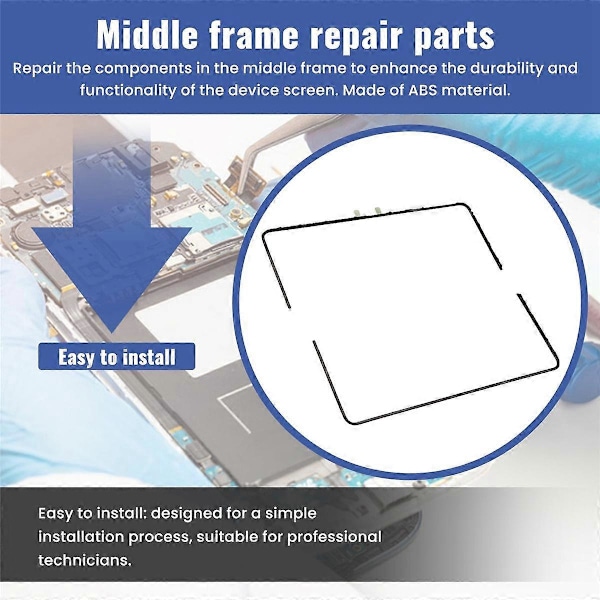 Reparationsdelar för mittre ram, Z Fold 5 LCD-skärmhållare, digitaliseringskortsbyte