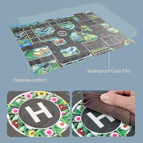 Moderne Lekematte Fleksibel Folding Trafikkspillmatte