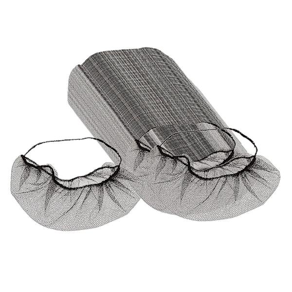 100 stk. Skægnet Beskyttende Skæg Dæksler Skægbeskyttere Tilbehør[C] Black elastic