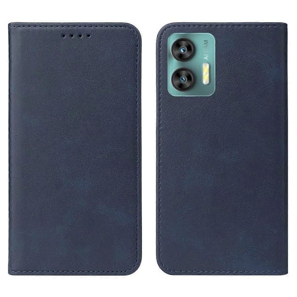 Premium Läder Telefonfodral med Magnetlås för [Modell]