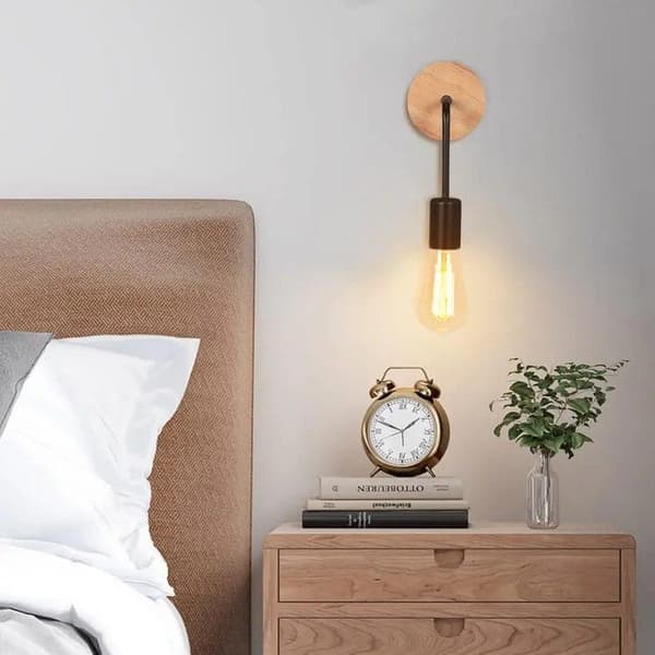 LED væglampe med sort[C] Black 1