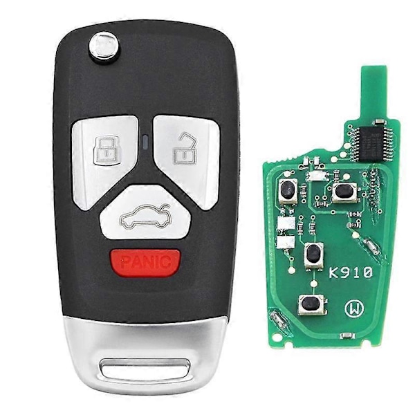För KEYDIY NB27-4 Fjärrkontroll Bilnyckel Universal 4 Knappar för Stil för KD900/-X2 MINI/ -MAX Prog (C)