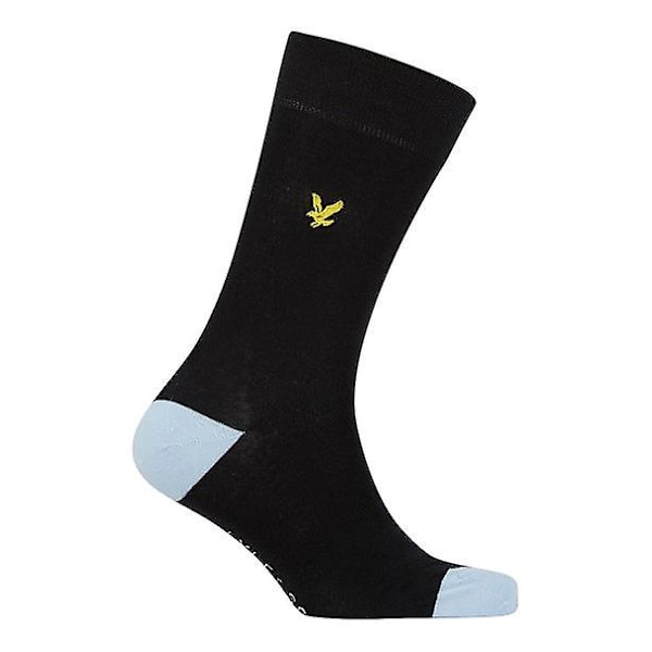 Lyle and Scott miesten Graham viiden parin sukat - musta/sininen