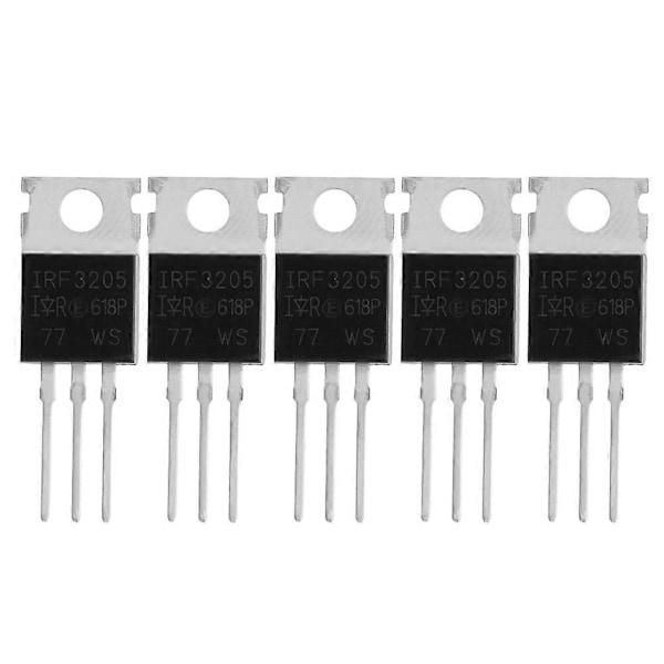 5 stk IRF3205 Effekt Transistor Felt Effekt IRF3205PBF TO-220 MOSFET Rør Ny