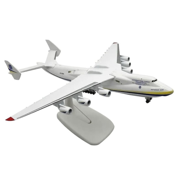 Metalllegering Antonov An-225 Mriya Flygplansmodell 1/400 Skala Replika modell Flygplansleksak för samling As Shown