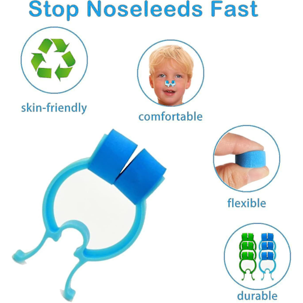 Stop Næseblod Med Næseklips Behandling - Epistaxis Stopper, Pakke Med 6