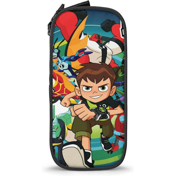Younini Ben 10 Pennfodral Anime Multifunktionell Stor Kapacitet Pennfodral Pennväska med Blixtlås Förvaringspåse Pennfodral för Pojkar Flickor SAOE019289