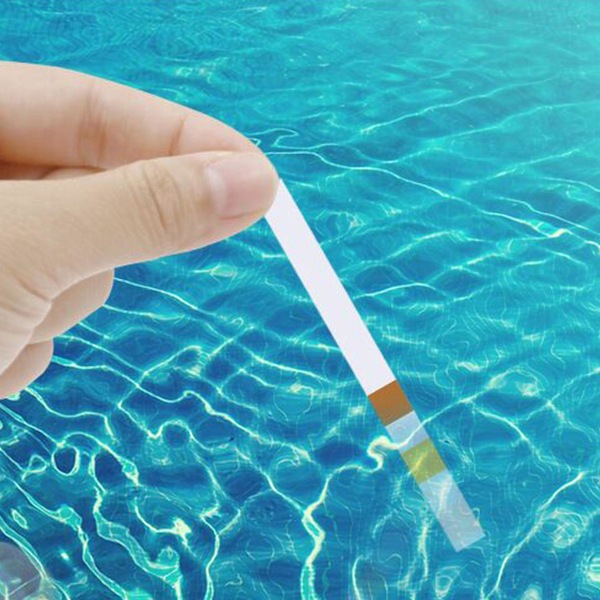 in1 Testremsor för Pool Klor pH-värde Alkalinitet Vattenanalysator Pooltester Brom