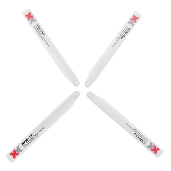 4st RC Drönarpropellrar för XK K124.005 Flygplanskroppsdelar Tillbehör Vit (C)