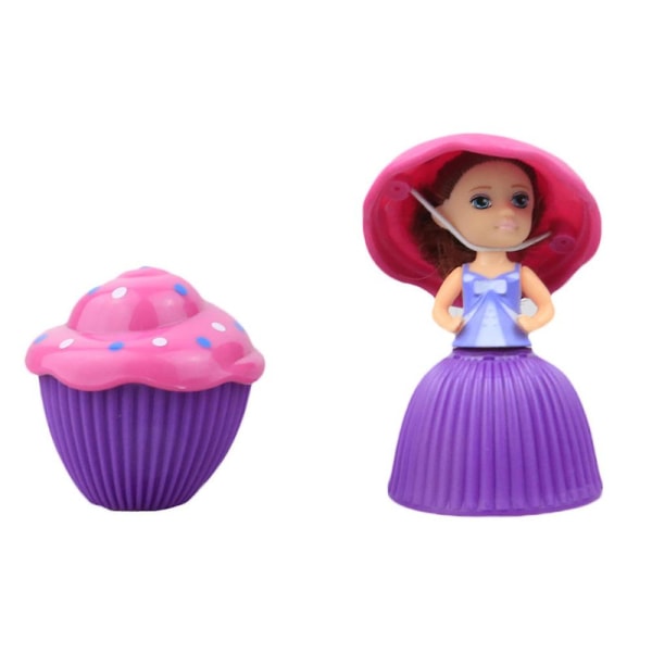 Söt doftande deformerbar överraskning Cupcake Princess Doll Leksaker Barn Flickor Present Random Color