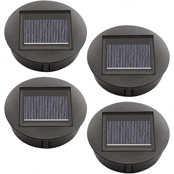 4-pack Solcellslampor Ersättning med LED-lampor, Solcellstaklampa Ersättning, LED Solpanel Sha (C)