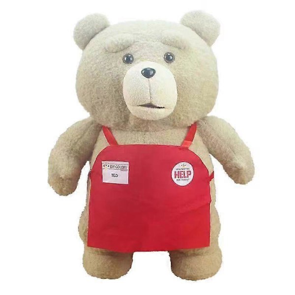 46cm TED Pludset Movie Teddy Bear TED 2 Pludset Legetøj I Forklæde Stilarter Bløde Udstoppede Dyr Pludsede Dukker Dyr Til Børn Gave