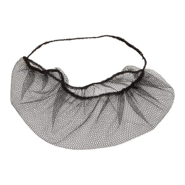 100 st Skäggnät Skyddande Skäggöverdrag Skägg Skydd Tillbehör[C] Black elastic