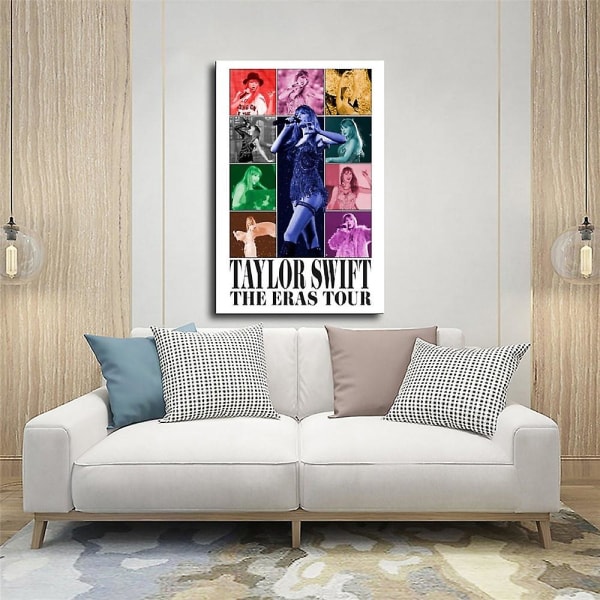 Presenter för Heminredning Taylor Swift The Eras Tour Väggkonst Världsturné Filmplakat Oinramad[C] 30x45cm