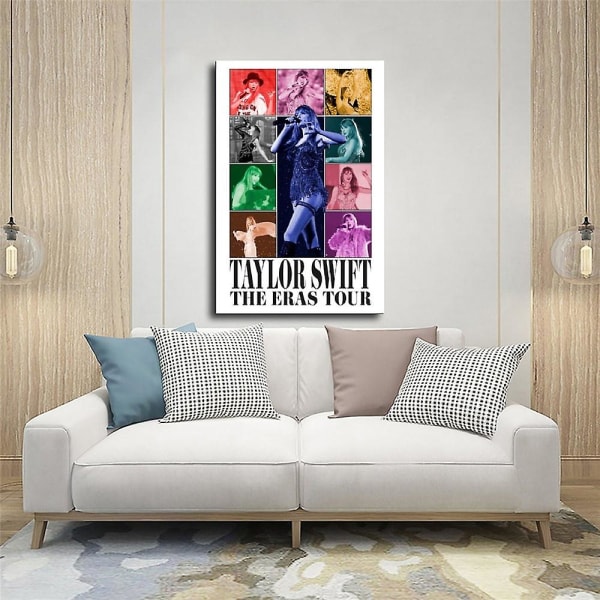 Presenter för Heminredning Taylor Swift The Eras Tour Väggkonst Världsturné Filmplakat Oinramad[C] 40x60cm