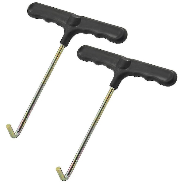 2 st Trampolin Fjäder Draghjälp, Trampolin Draghjälp T-krok Fjäder Draghjälp
