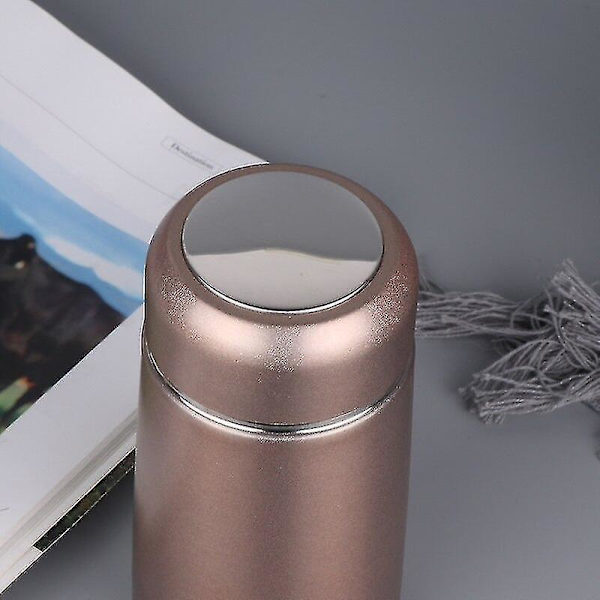 320ml Mini Söt Kaffevakuumflaskor Termos Rostfritt Stål Resa Dryck Vattenflaska Termoser Koppar Och MuggarC[C] Silver