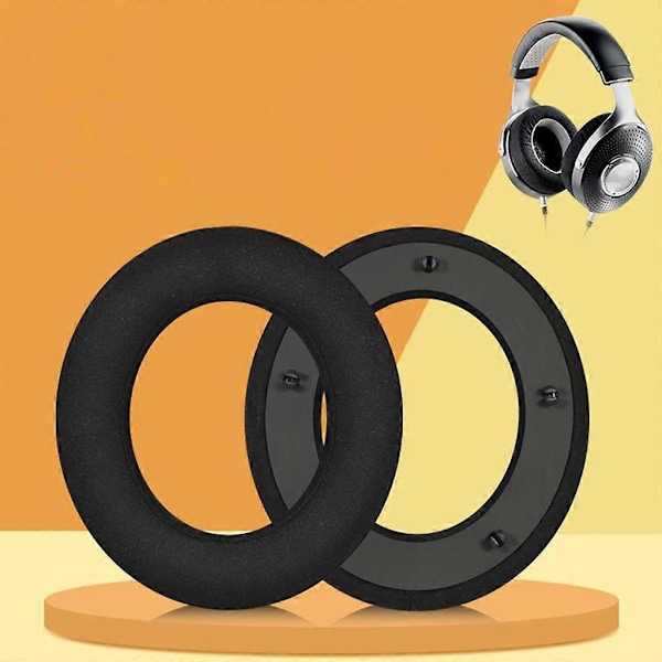 Elastiske øreputer for Focal Clear Mg Pro hodetelefoner - Runde ørekopper Black and gray