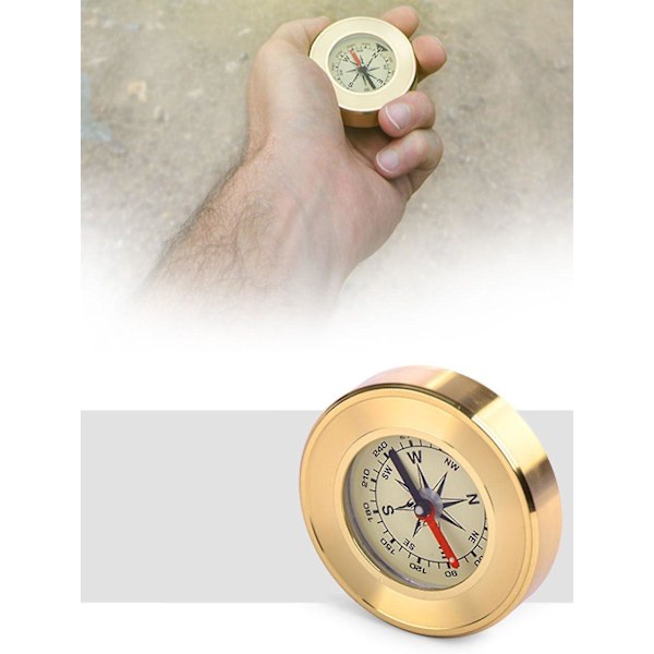 Mini Luminous Militær Camping Marcherende Linse Gul Lommekort Til Vildmarks Overlevelse Navigation, 1 Pakke