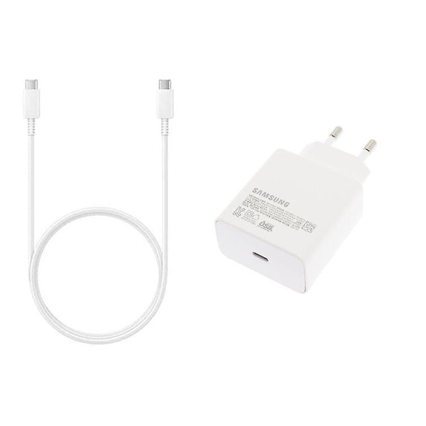 EP-TA865 Snabbladdare USB-C 65W och 3A Laddkabel 1m - Vit