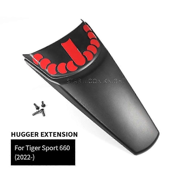 Motorcykeltillbehör Bakskärm Mudguard Extender Hugger Förlängning Bakhjulsskydd För Tiger Sport 660 2022 2023 -