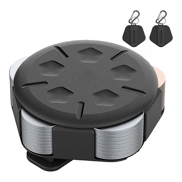 Myntdispenser - Bärbar Myntfodral Med Klämma, Växelhållare Minimalistisk Myntsamlingsplänebok (