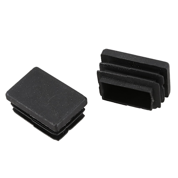 20 st Plast Rektangulära Ändlock 30mm x 20mm Gängade Rörinsatser