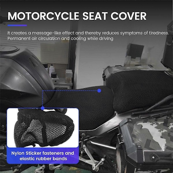 Motorcykel Skyddande Sittdynasöverdrag för TRK 552 X 552X TRK552 TRK552X Tyg Sadel Andningsbar (C)