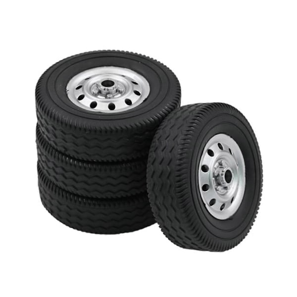 4 st Hjul Däck Däck för D12 1/10 RC Lastbil Bil DIY Uppgradering Reservdelar Tillbehör