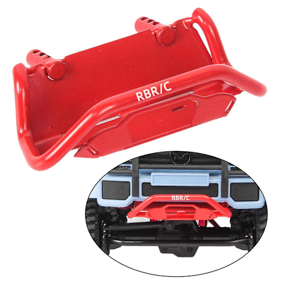 Front Nedre Kofanger til 1/12 G500 MN86 MN86K RC Bil Opgradering Udskiftning Rød (C)