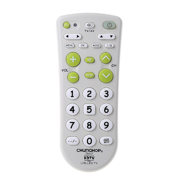 Stor Universal Fjärrkontroll för De Flesta TV-modeller Känslig TV-kontroll Avancerad Programmeringsdesign Tillbehör