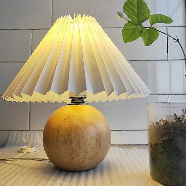 Plisserede Lampeskærm Bordlampe Stående Lamper Japansk Stil Plisseret Lampeskærm Kreativ Bordlampe Skærm I6(FCC)