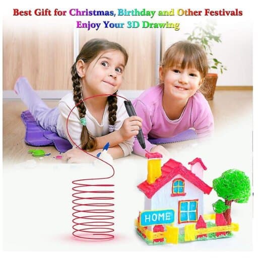 PLA 3D-kynän filamenttilangat, 10 väriä, 10x5m, 50m