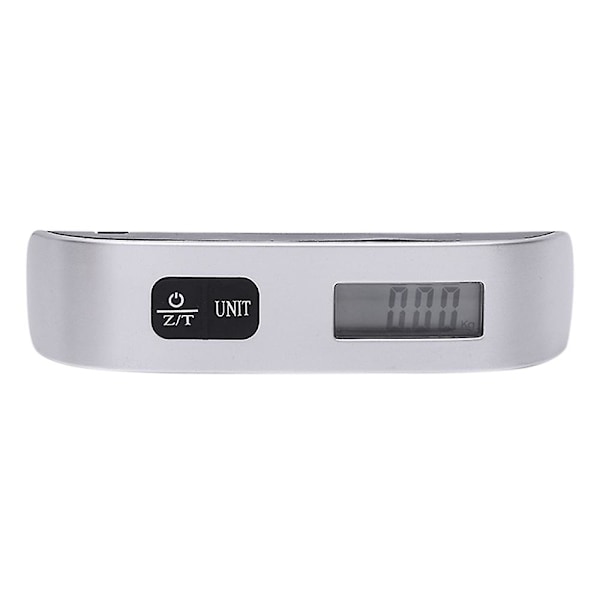 Digital bagagevåg LCD-display Max. 50 kg/110,2 lb lastkapacitet Resväska våg med krok Portab (C)