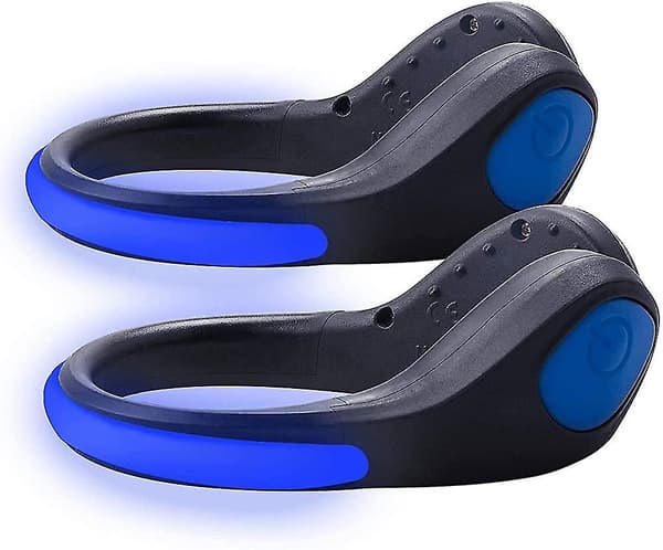 Regntäta 2-pack LED-skoklämmor med blinkande ljus