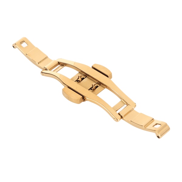 Watch Butterfly Clasp Men Women Universal Gold Alloy Steel Watch Buckle Replacement[C]