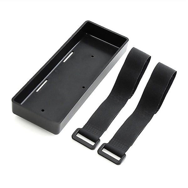 2-pack RC Plastbatterifack Batterilåda Fäste för 1/8 1/10 Axial SCX10 Traxxas TRX4 D90 RC