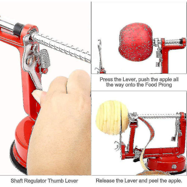 Äppelskälare, Äppelskälare Slicer Sugbas Durable Heavy Duty Blade Peelers (shikai)[pb]