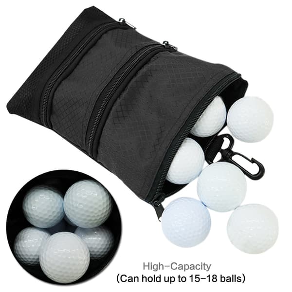 Golftaske Opbevaringspose Sort til Mænd og Kvinder