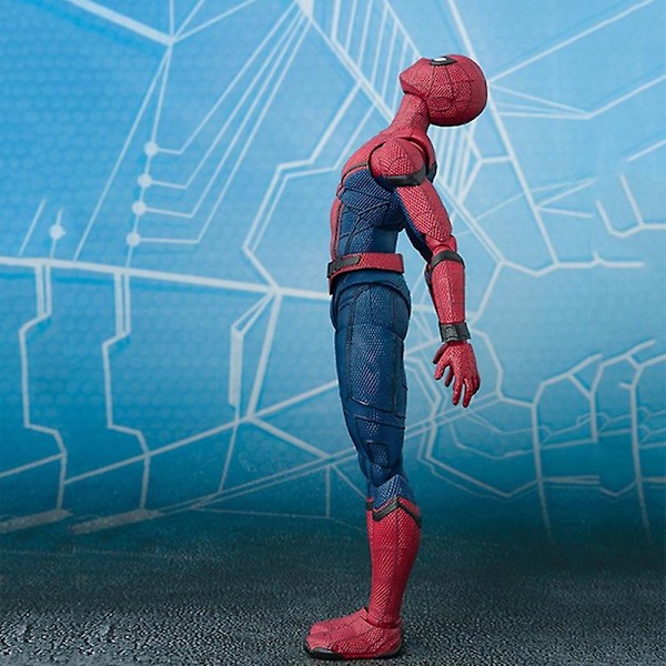15cm Spiderman Superhjälte Dock Rörlig Actionfigur Barnleksaker Samling Present