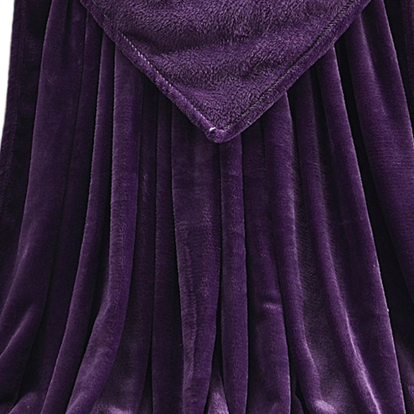 Fuskpälsfilt Stor Soffa Mink Sängfilt Mjuk Varm Dubbel & King Size Fk[C] Purple
