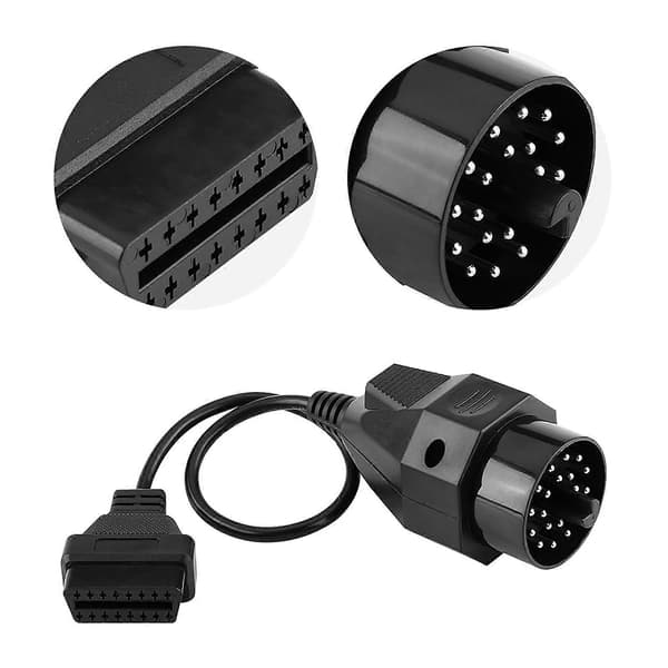 20-pinners til 16-pinners OBD2-adapterkoblingsskannerkabel for E36 E38 E39 E46 E53 X5 Z3
